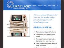 Tablet Screenshot of curaelase.com
